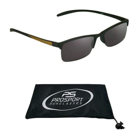 proSPORT Lightweight Unisex Square Semi Rimless Reading Sun Glasses