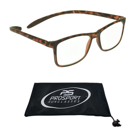 proSPORT Multifocal Progressive Trifocal Reading Glasses Easy Neck Hanging Tortoise Men Women
