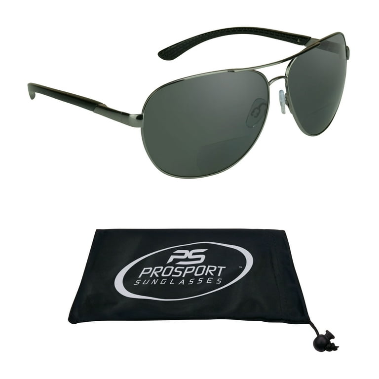 Polarized Bifocal Sunglasses Mens Womens UV Fishing Reading Black Brown  +1.50