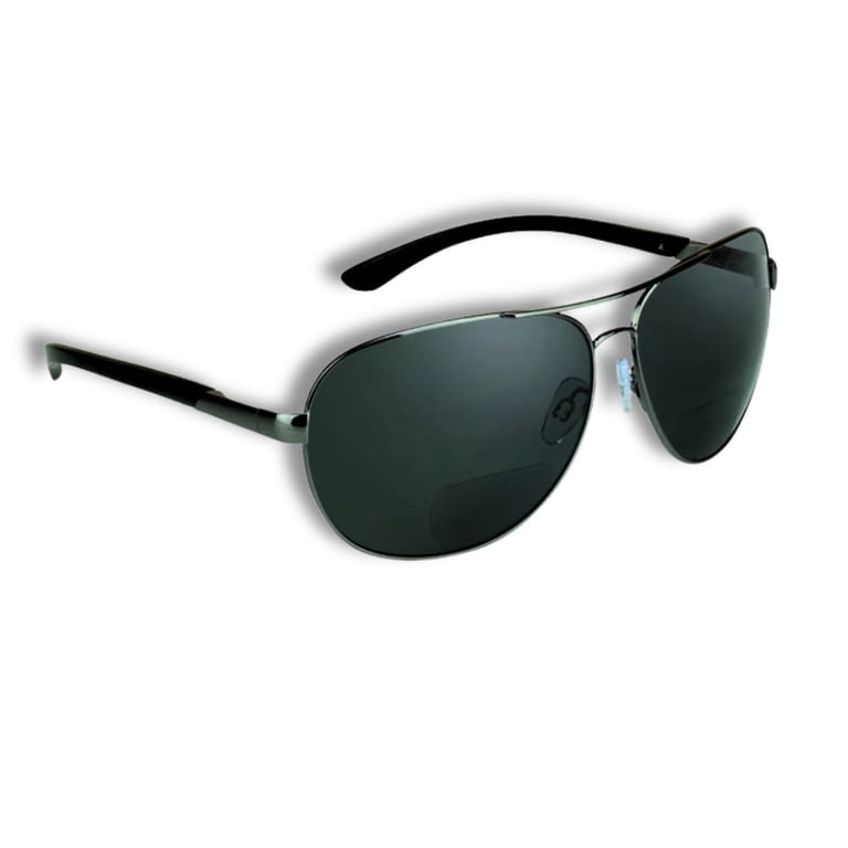 Polarized Bifocal Sunglasses, Aviator Metal Frame, UV400 Anti-Glare proSPORT Polarized Bifocal Sunglass Reader Aviator Anti  main image 4