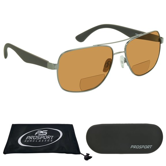 proSPORT Polarized Bifocal Sunglasses for Men and Women, Reader Eyewear for Outdoors