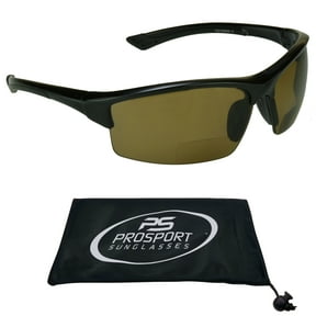 proSPORT Polarized Bifocal Reading Sunglass Reader Brown Lens Men and Women