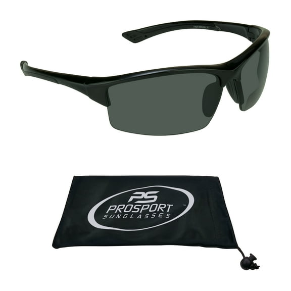 proSPORT Polarized Bifocal Reading Sunglass Reader Gray Lens Men and Women