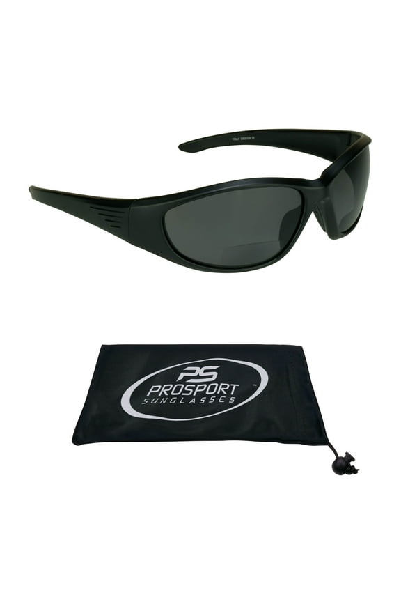 proSPORT Polarized Bifocal Reading Sunglass Reader Sport Full Wrap Anti-Glare