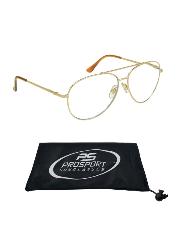 proSPORT Progressive Multifocal Reading Glasses Aviator +2.50 Gold Frame