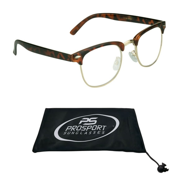 proSPORT Progressive Multifocal Trifocal Reading Glasses Men Women Tortoise Horn Rimmed Frame