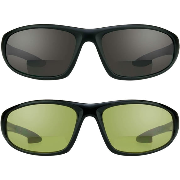 Non Z proSPORT Puma Bifocal Reading Sunglasses for Men and Women, ANSI Z87.1 ...