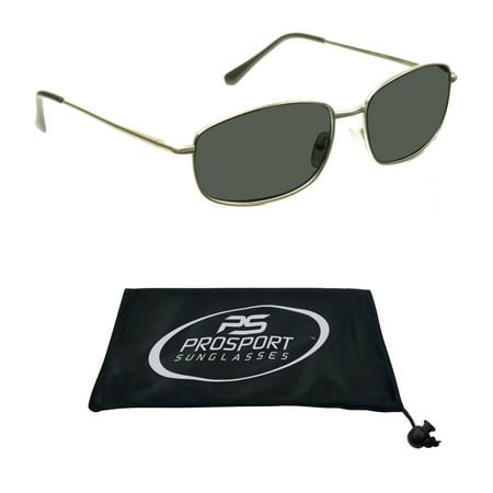 proSPORT Reader No Line Full Lens Reading NOT BIFOCAL Silver Sunglass Men Women