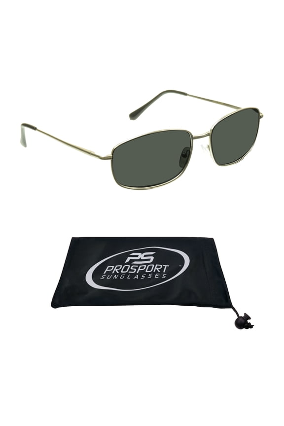 proSPORT Reader No Line Full Lens Reading NOT BIFOCAL Silver Sunglass Men Women