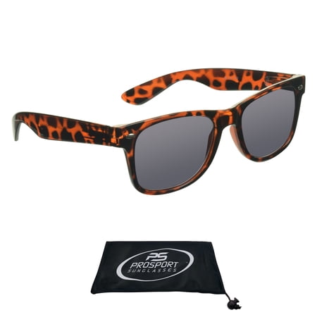 proSPORT Reading Sunglass Full Reader Men Women Tortoise Smoke Lens NOT BIFOCAL
