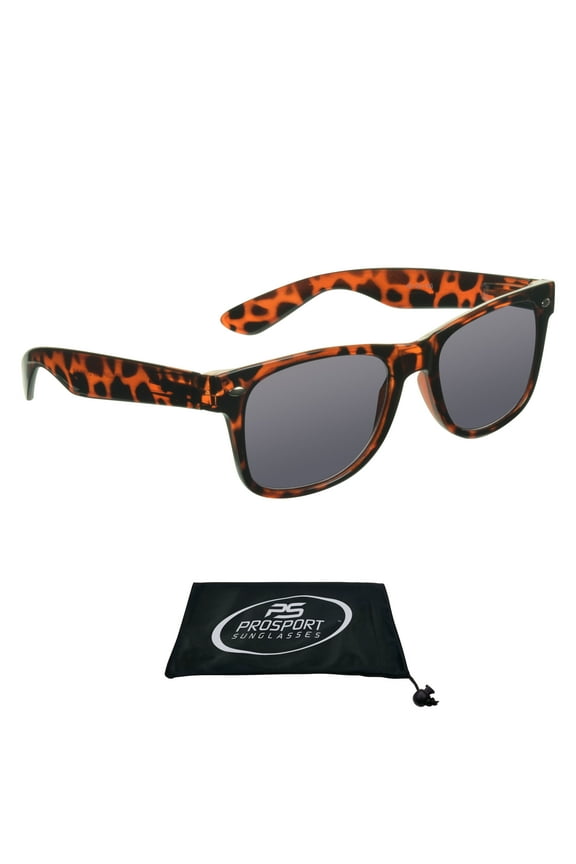 proSPORT Reading Sunglass Full Reader Men Women Tortoise Smoke Lens NOT BIFOCAL
