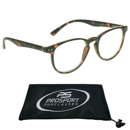 proSPORT Reading Sunglass Reader Horn-Rimmed Black Men Women NOT BIFOCAL