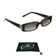 thumbnail image 1 of proSPORT Reading Sunglass Reader Rectangle Black Silver Frame Women NOT BIFOCAL, 1 of 5