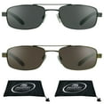 thumbnail image 1 of proSPORT Reading Sunglass Reader Square Aviator Smoke & Brown Lenses NOT BIFOCAL, 1 of 5