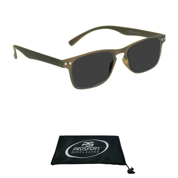proSPORT Sunglass Reader Tinted Reading Men Women Brown Lightweight NOT BIFOCAL