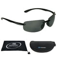 thumbnail image 1 of proSPORT Sunglasses POLARIZED Bifocal Rimless Sunglass Wrap Around Gray Men Women, 1 of 6