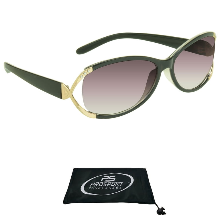 proSPORT Women Reading Sunglasses Readers Rhinestones Gold Metal NOT BIFOCAL Walmart