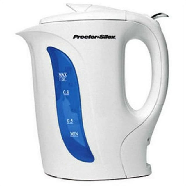 proctor silex electric tea kettle and hot water heater, rapidboil