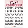 thumbnail image 1 of BodyJ4You 12PC Tattoo Choker Necklace - 90s Accessories 2000s Jewelry Y2K Fashion Vintage Trendy - Gothic Black Henna - Adjustable Stretchy Collar Necklace Summer Waterproof Vacation Waterproof Set, 1 of 1