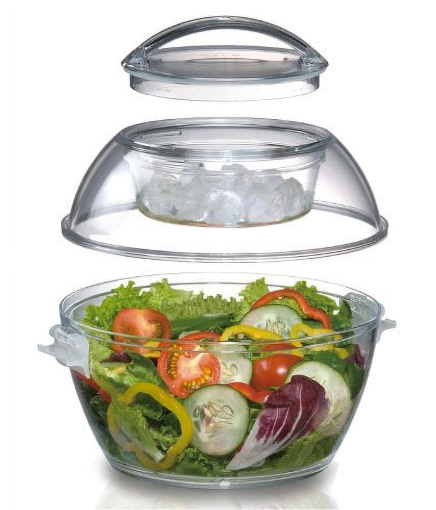 Prodyne Iced up Salad to Go Carry and Serve Bowl for sale online