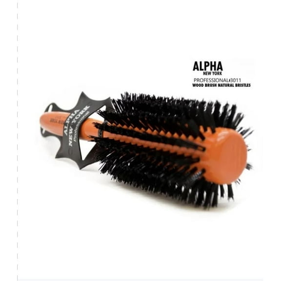 professional Round Styling Hair Brush Nylon And Boar Bristle #3009 Alpha New York
