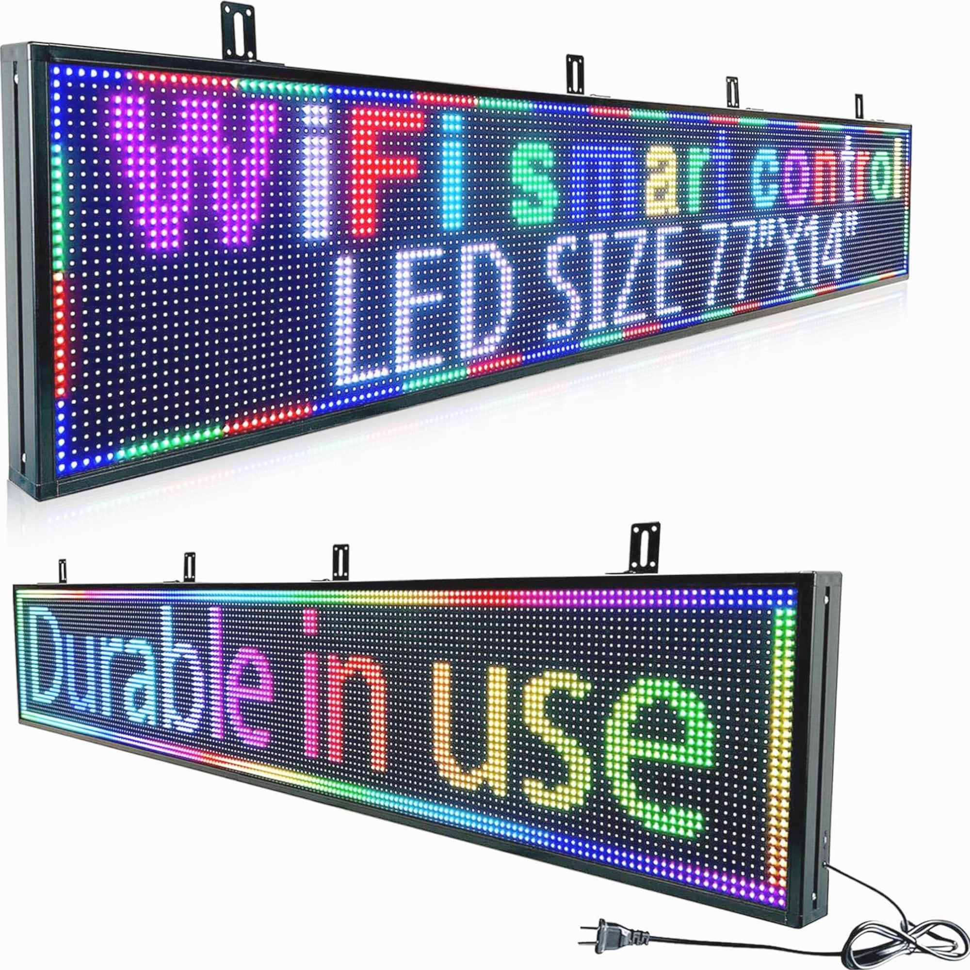 programmable led sign custom scrolling digital signage display screen ...
