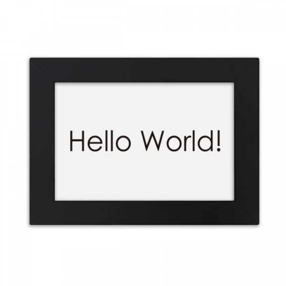 programmer interfhello world desktop photo frame ornaments picture art painting