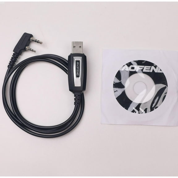 programming cable uase CH340 chipwork with Windows Operation System.  Original Baofeng programing cable,compatible with Quansheng UV-K5,Baofeng Two Way Radio