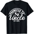 thumbnail image 1 of promoted to Uncle 2025 Soon To Be Uncle Baby Announcement T-Shirt, 1 of 3