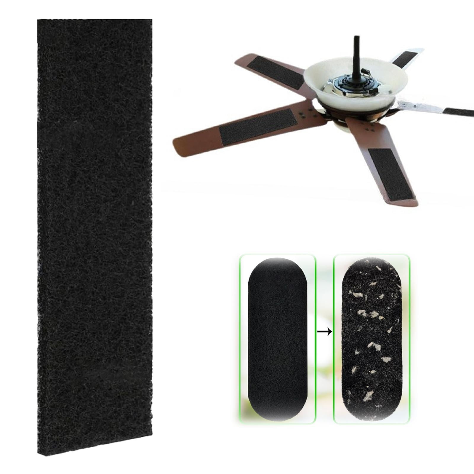promotion! Ceiling Fan Filters Activated Coconut Filter Easy To Stick