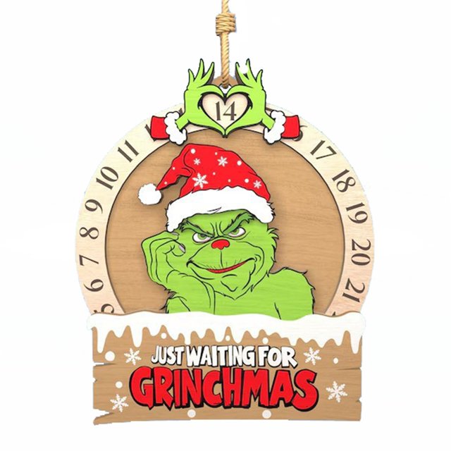 promotion! Christmas Hanging Countdown Decorating Christmas Calendar