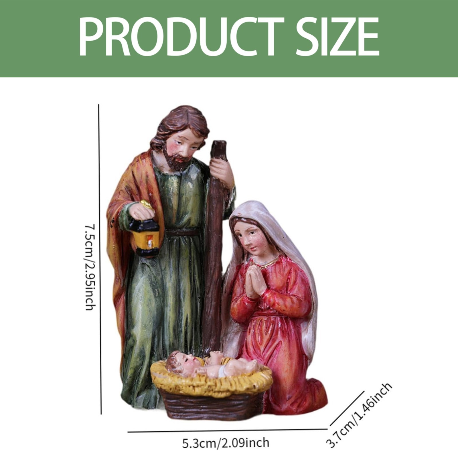 promotion! Kowaku Christmas Scene Set Birth Scene Decorative Crafts