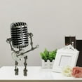 promotion! Vintage Microphone Guitar Lamp Cool Guitar Gifts For Music