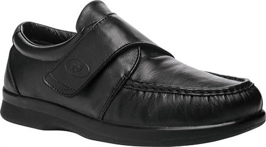 propet men's pucker moc strap shoe,black,8.5 m (us men's 8.5 d) - image 1 of 7