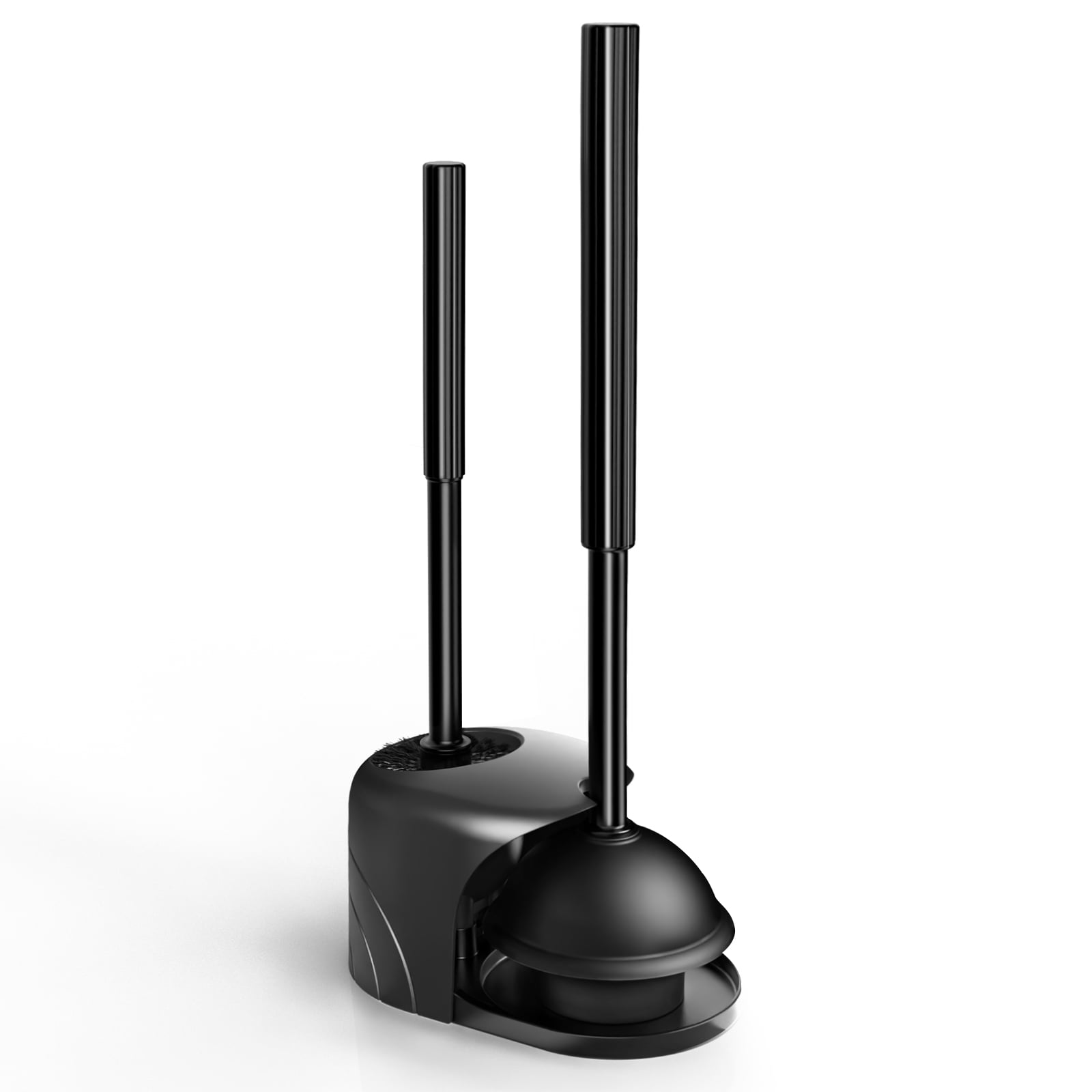 propuri 2 in 1 Toilet Plunger and Brush Set，Extended Handle Plunger ...