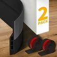 thumbnail image 1 of propuri Door Draft Stopper Insulator Door Sweep Weather Stripping Noise Stopper,2 Pack Black, 1 of 6