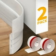 thumbnail image 1 of propuri Door Draft Stopper Insulator Door Sweep Weather Stripping Noise Stopper,2 Pack Tansparent, 1 of 5