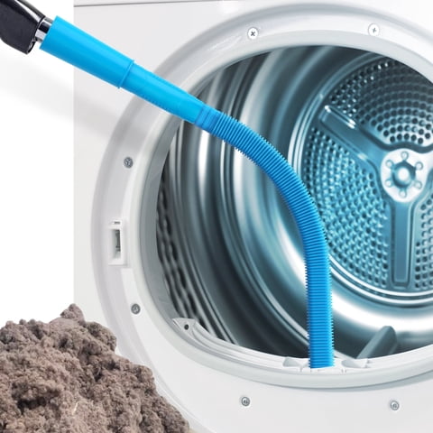 propuri Dryer Vent Cleaner Kit Dryer Lint Vacuum Attachment Brush, Lint Remover, Dryer Vent Vacuum Hose Replacement Parts, Blue