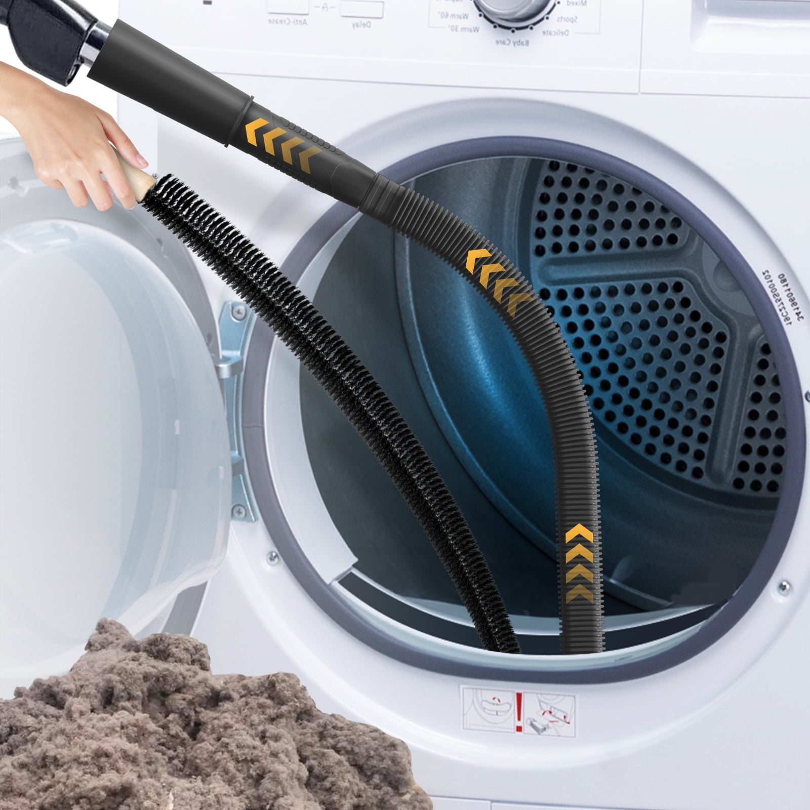 Dryer Vent Cleaning Vacuum Cleaner Attachment For Clothes Dryer