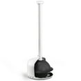 thumbnail image 1 of propuri Toilet Plunger with Holder,Heavy Duty Plunger with Cover,Bathroom Decor Accessories,Toilet Clean,White, 1 of 6