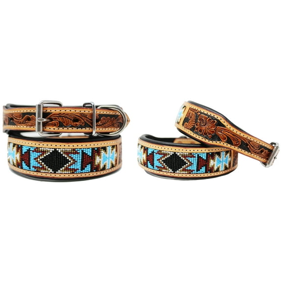 prorider xsmall 9''- 13'' dog puppy collar cow leather adjustable padded canine 6082