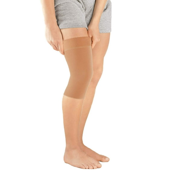 protect.Seamless Knit Knee Support, Size LG, Beige