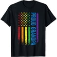 thumbnail image 1 of proud grandpa gay pride LGBT T-Shirt, 1 of 4