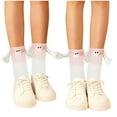thumbnail image 1 of prucolt Holding Hands Socks, Adult Magnetic Funny Couple Socks Mid-Tube Socks Stockings Novelty Gifts for Men Women Friends, 1 of 5