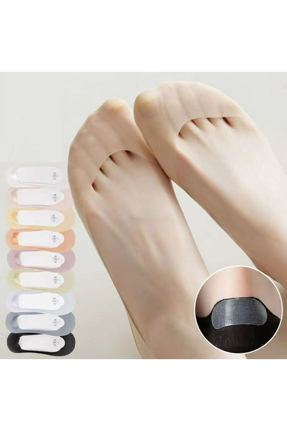 prucolt No Show Socks for Women Low Cut Liner Footies Non Slip Invisible Socks for Flats, Soft, Breathable, Thin