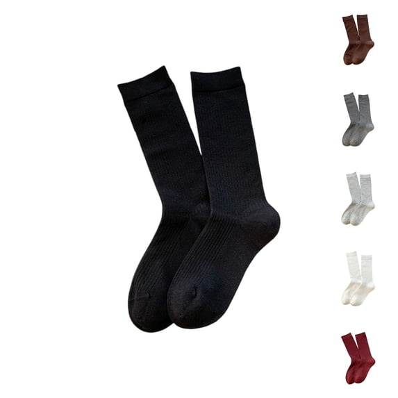prucolt Woens Crew Socks Soft Above Ankle Socks Comfort Breathable Moisture Wicking Mid Calf Tube Socks