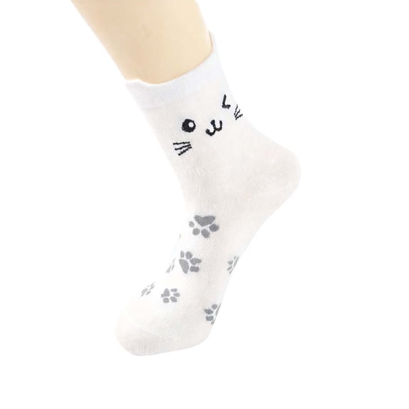 prucolt Women's 10 Pack Crew Socks Cute Print Casual Cozy Breathable Boot Socks Novelty Funny Socks