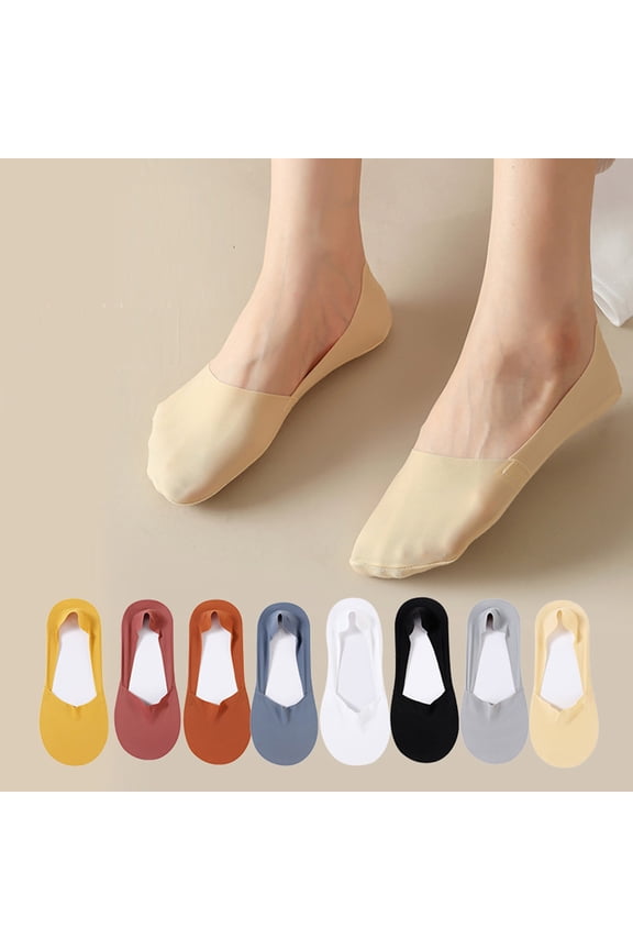 prucolt Women's Invisible No Show Socks Non-Slip Low Cut Breathable Thin Liner Footies Summer Boat Socks for Flats