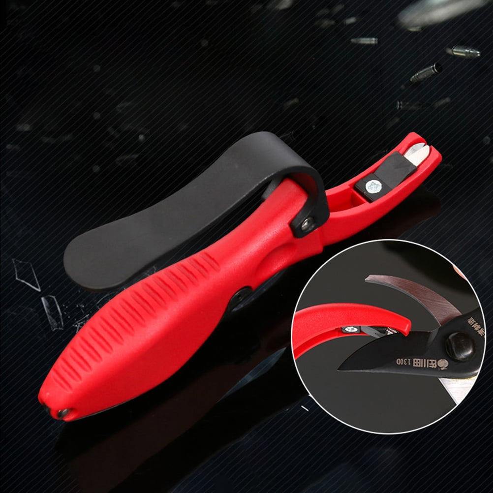 pruner sharpener Professional Handheld Sharpe Pruner Scissor Gardening