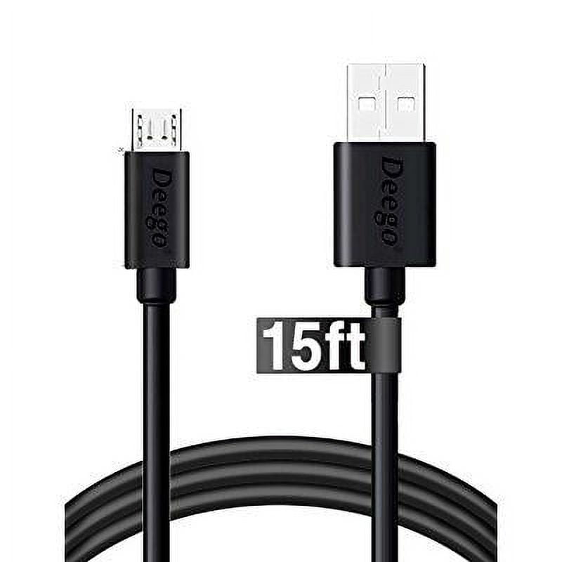 ps4 micro usb cable, 15ft/5m high speed playstation 4 usb charging